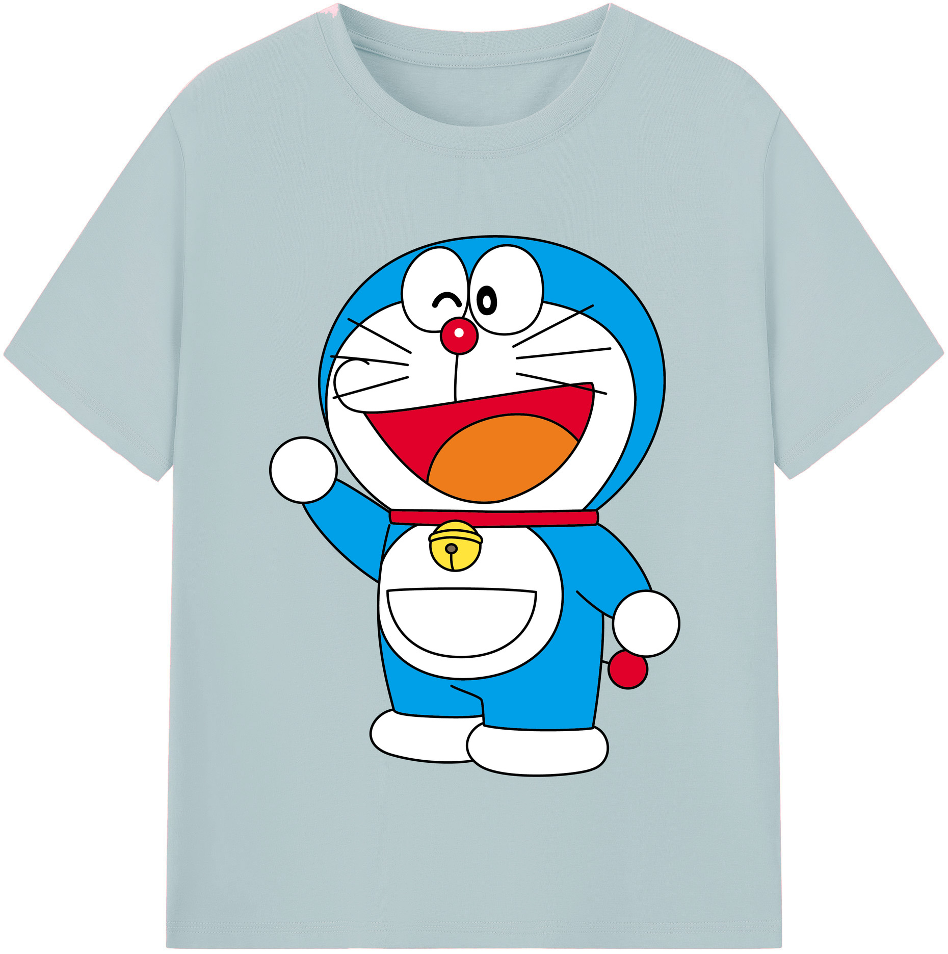 （画像用） ドラえもん Doraemon 綿100％半袖Tシャツ（フロントプリント）